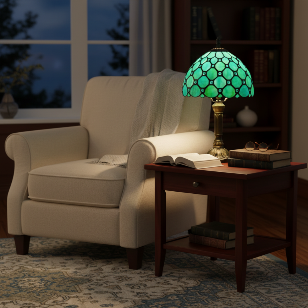 Elegant Barock Bordslampa