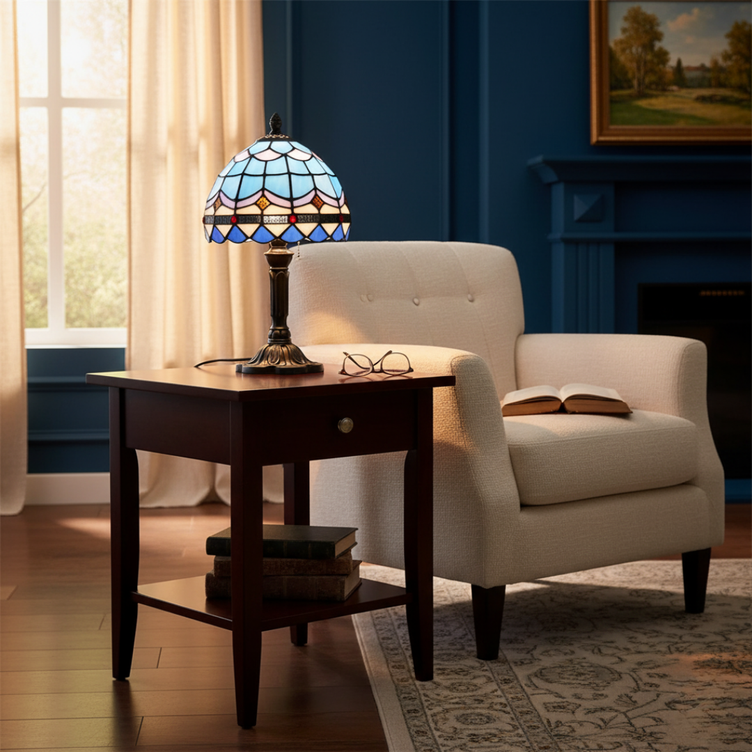 Retro Guld Barock LED Lampa