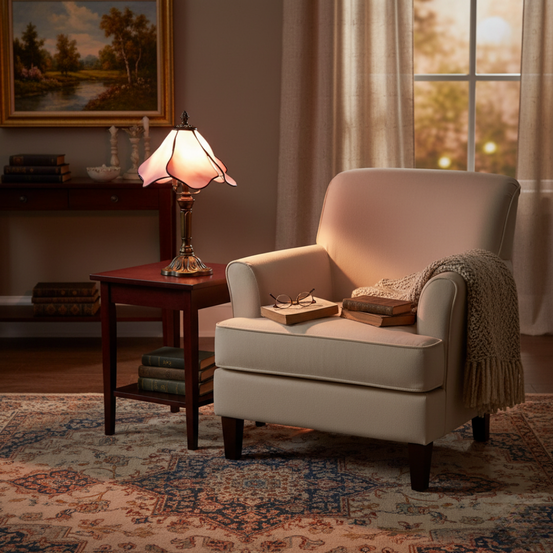 Konstnärlig Barock LED Bordslampa